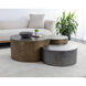 Neo 60 X 56 inch Antique Brass Coffee Table, Set Of 3